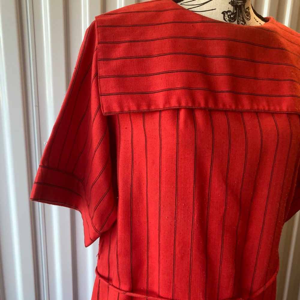 Red Hot Dress by Maurice’s of San Angelo 1980s